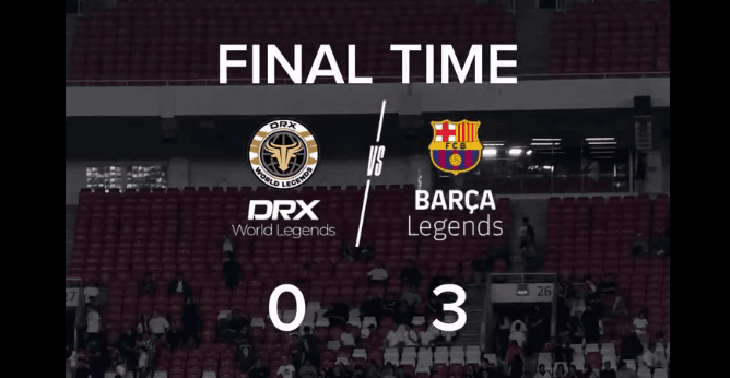 Barcelona Legends Menang 3-0 atas DRX World Legends di GBK, Panggung Nostalgia Sepak Bola Dunia