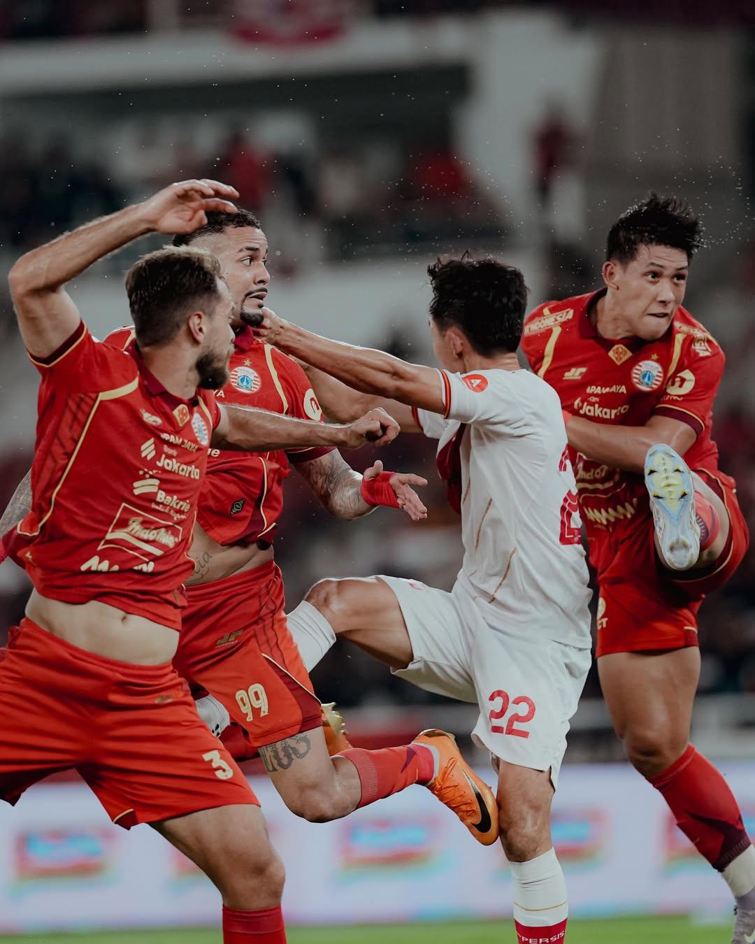 Persija Jakarta Pesta Gol 4-0 atas Persis Solo, Dominasi Macan Kemayoran Tak Terbendung