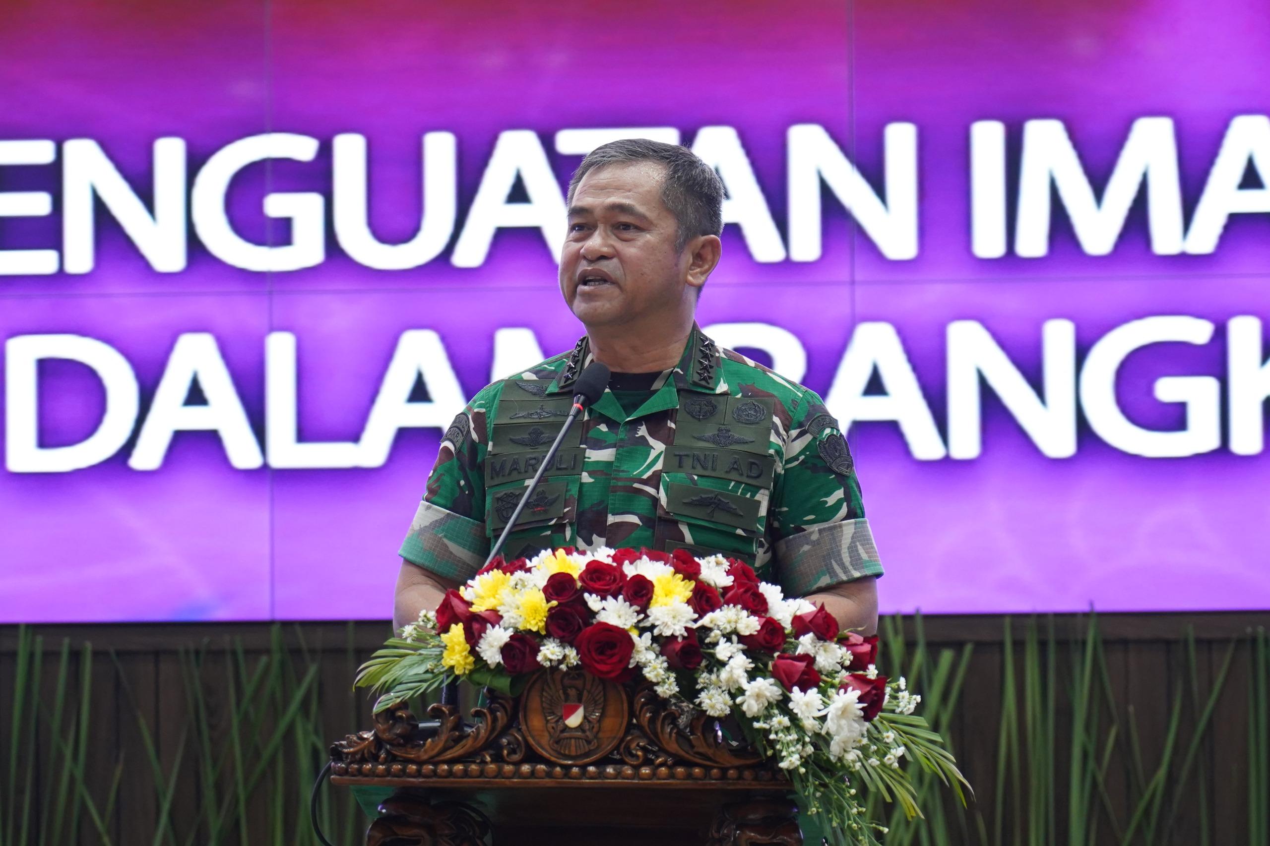 Kasad: Indonesia Maju Hanya Bisa Dicapai dengan Persatuan