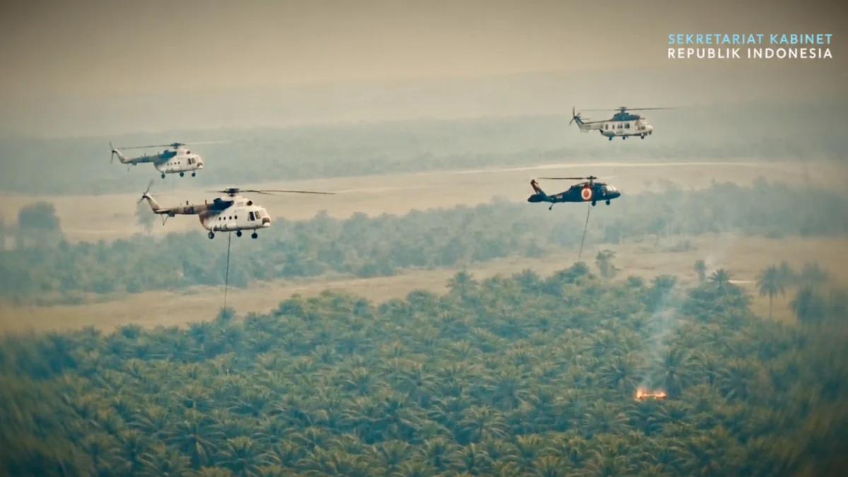 Kebakaran Hutan dan Lahan Masih Terjadi, Pemerintah Kerahkan 64 Pesawat dan 54.394 Personel untuk Padamkan Api