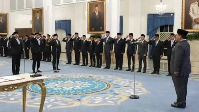 Reshuffle Kabinet 1 Oktober, Ini Daftar Menteri dan Pejabat yang Diganti Prabowo