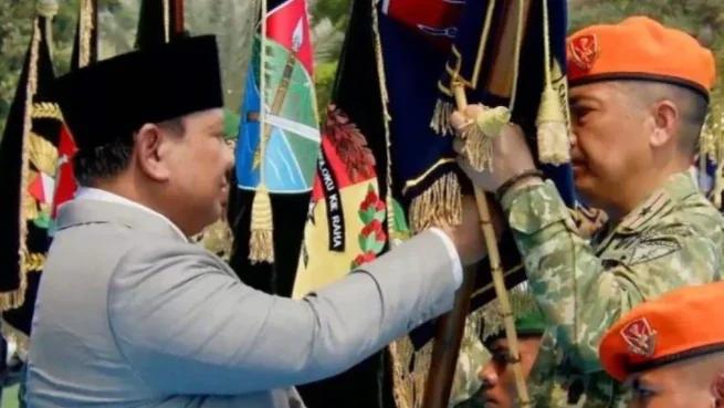Prabowo Resmikan 204 Satuan Baru TNI dan Lantik Enam Pangdam