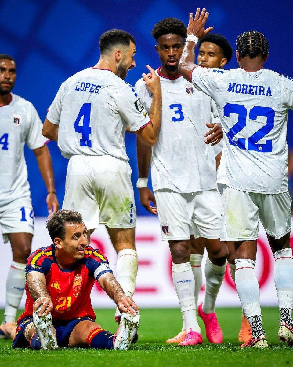 Tembok Kokoh Cape Verde Buat Spanyol Frustrasi, Laga Berakhir Kacamata